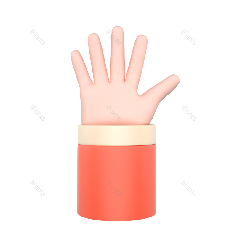 元素图片,立体元素,素材PNG,手势免抠素材